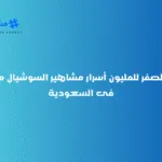 من الصفر للمليون أسرار مشاهير السوشيال ميديا فى السعودية
